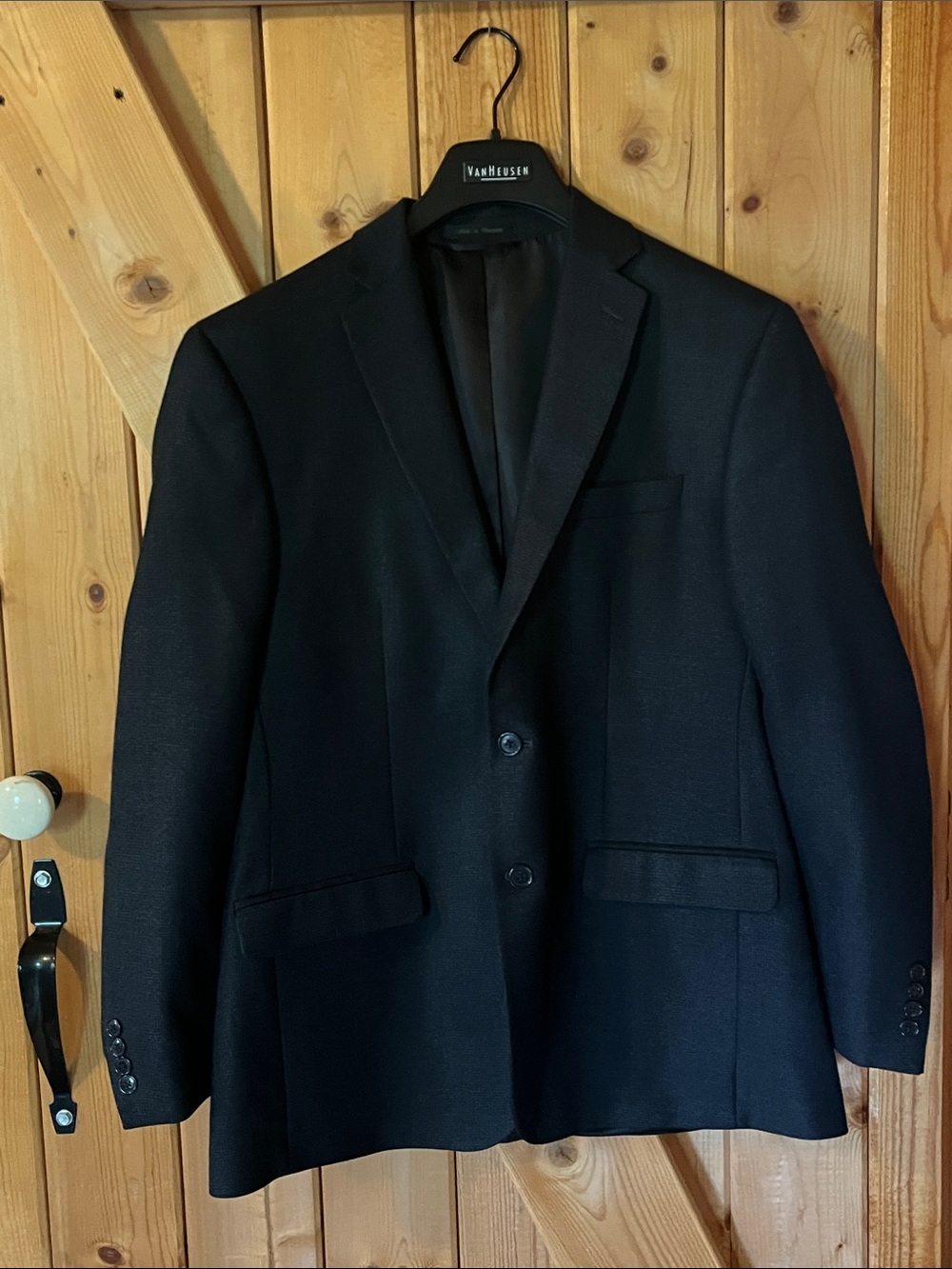 Van Heusen Men's Navy Two-Button Sport Coat Blazer